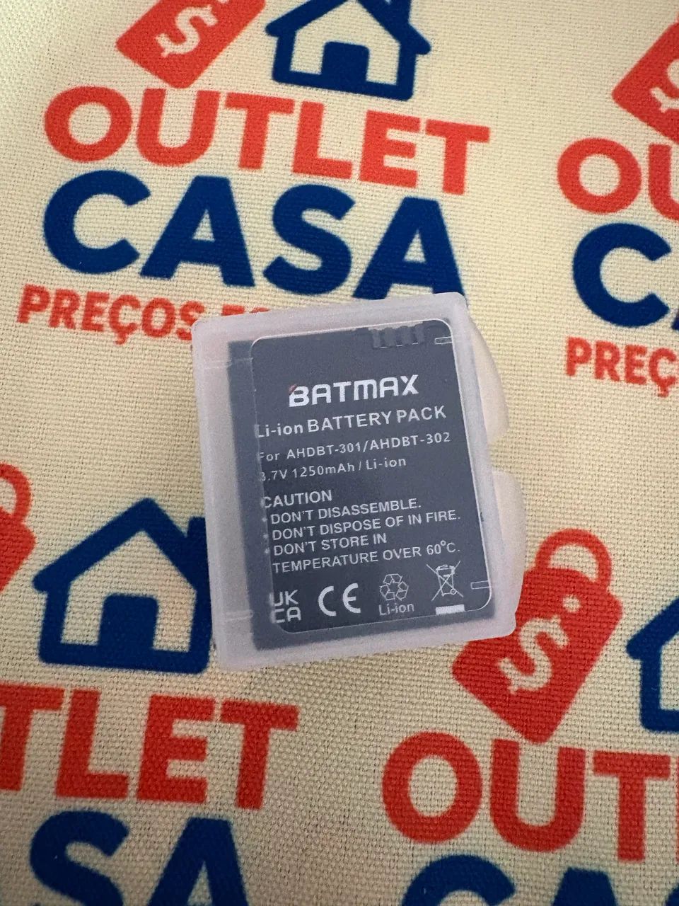 Bateria Recarregável BATMAX - 1250mAh | 3.7V | 4.625Wh - Foto 2
