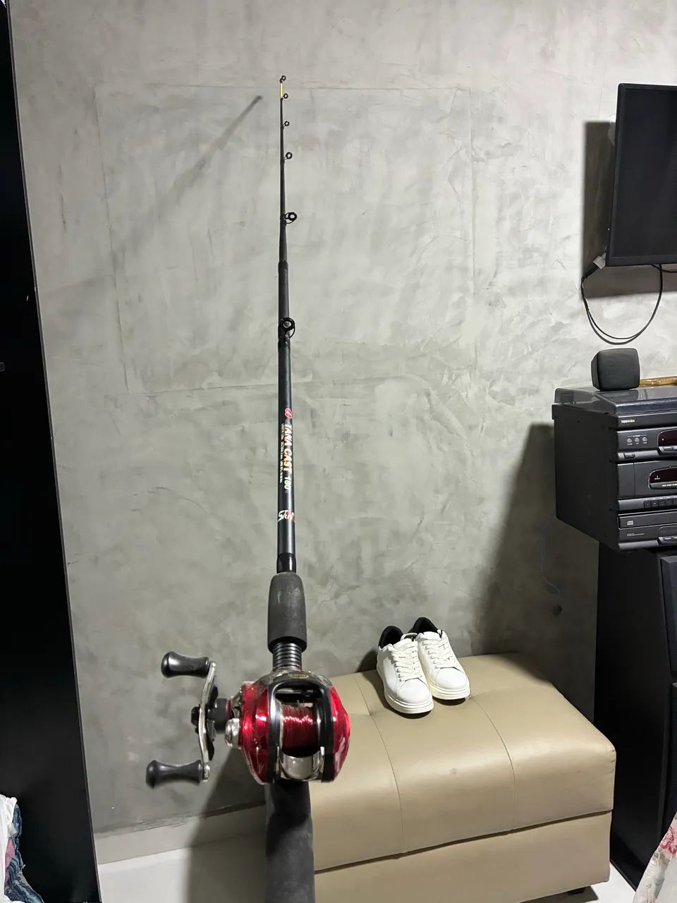 Vara de pesca com  molinete maruri - Foto 3