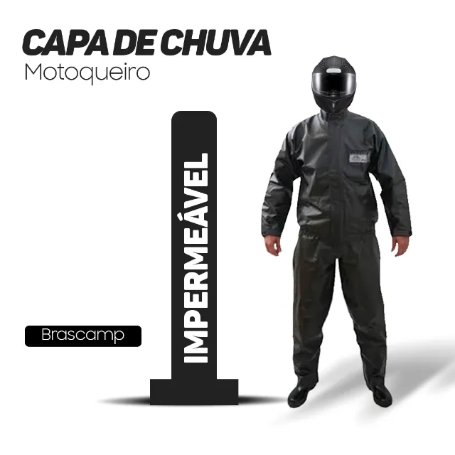 Capa de Chuva Motoqueiro - Brascamp