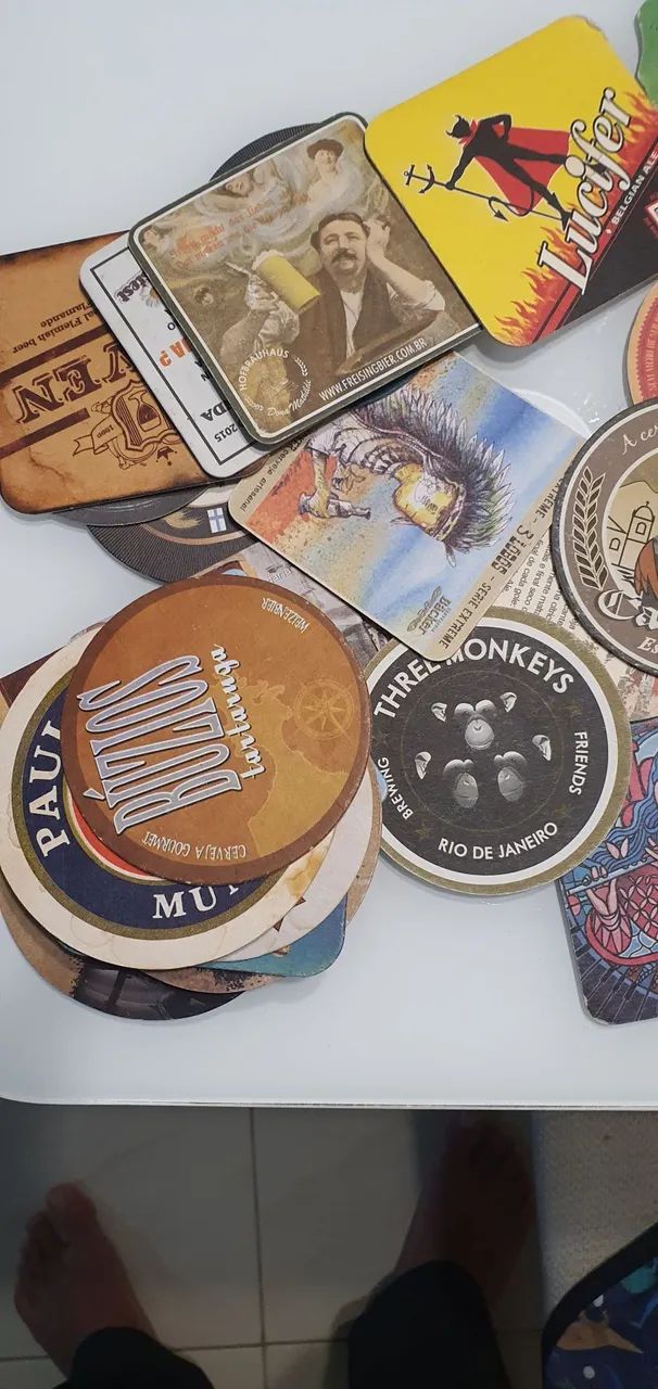 Coleção de Coasters de Cerveja + de 100 unidades - Foto 2