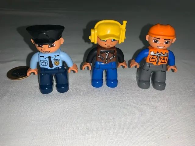 Bonecos Lego Duplo Kit Com 3 - Excelente Estado Original