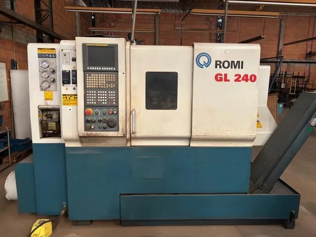 Torno CNC ROMI GL240 - FANUC - 2010 - Máquinas para produção
