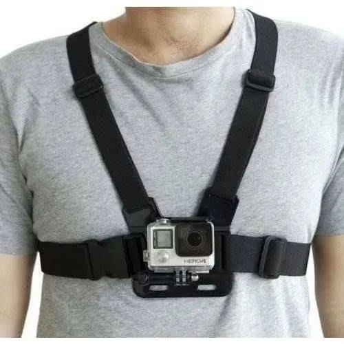 Suporte Peitoral para Câmera GoPro e câmeras esportivas