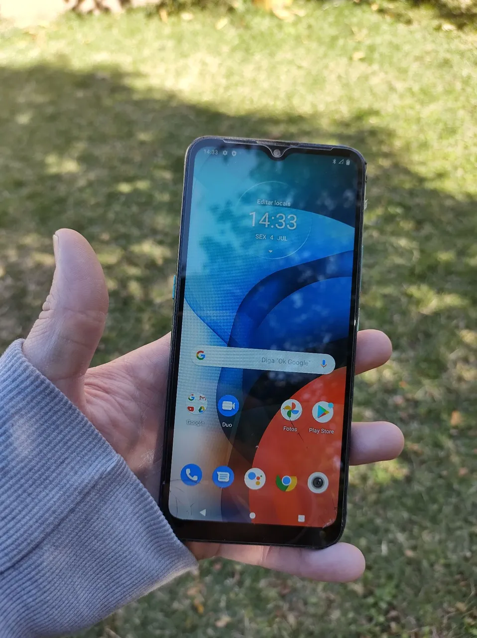 Celular quebra um galho