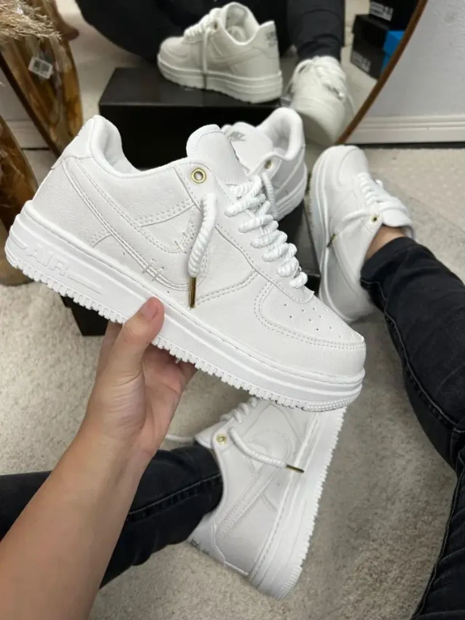 Air Force 1 Luxo Cadarço Estilo
