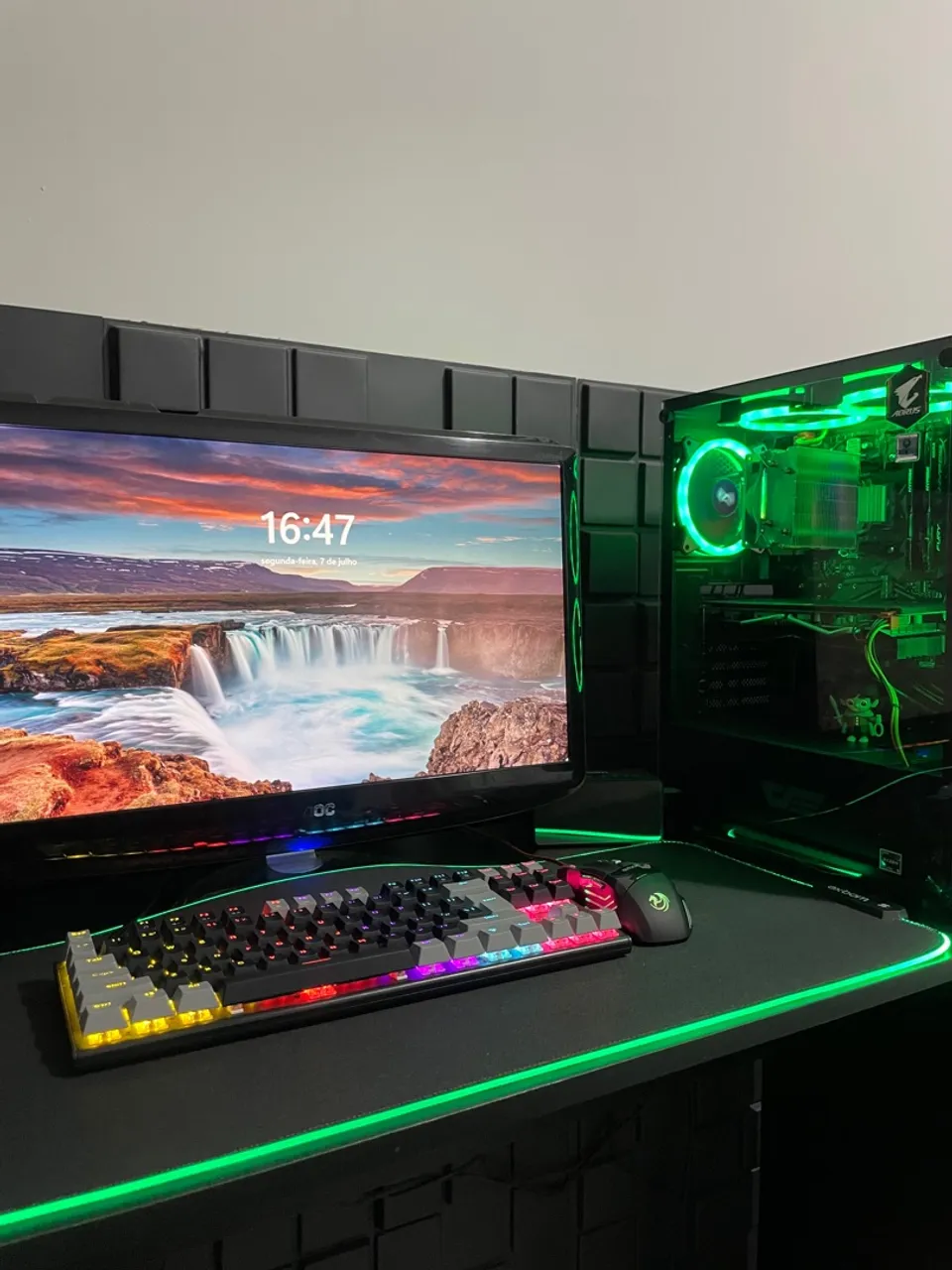 PC Gamer com RGB RIZEN 5G Desempenho Incrível