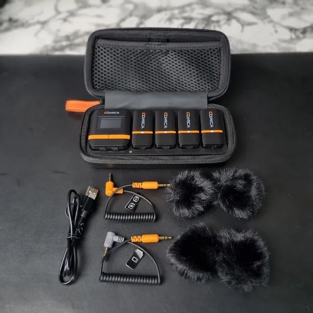 Microfone de Lapela Quádruplo Sem Fio - Comica Vimo Q - Foto 2