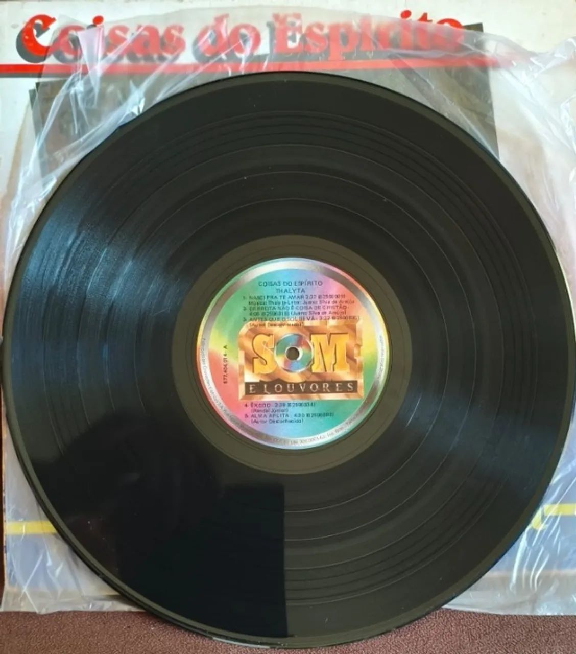 Lp Disco Vinil Gospel Evangélico Thalyta - Coisas Do Espírito - Foto 3