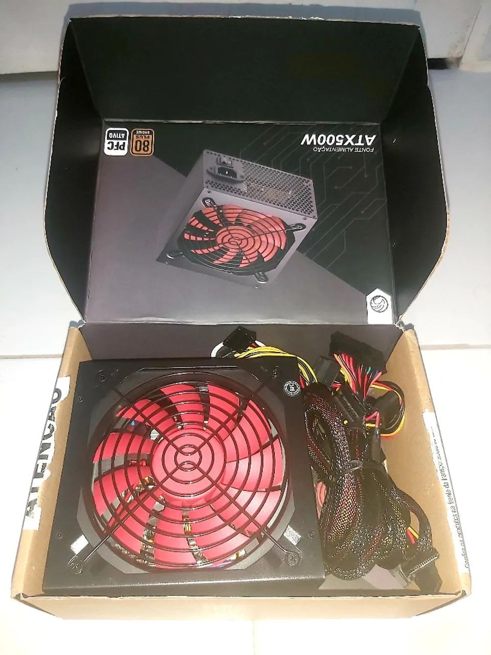 Fonte ATX 500W 80+ Bronze - Nova e funcionando!<br> - Foto 3