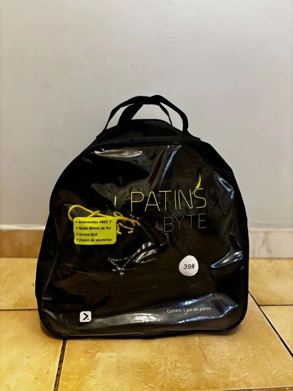 Patins Inline BYTE Oxer Usado - Tamanho 39 - Excelente Estado