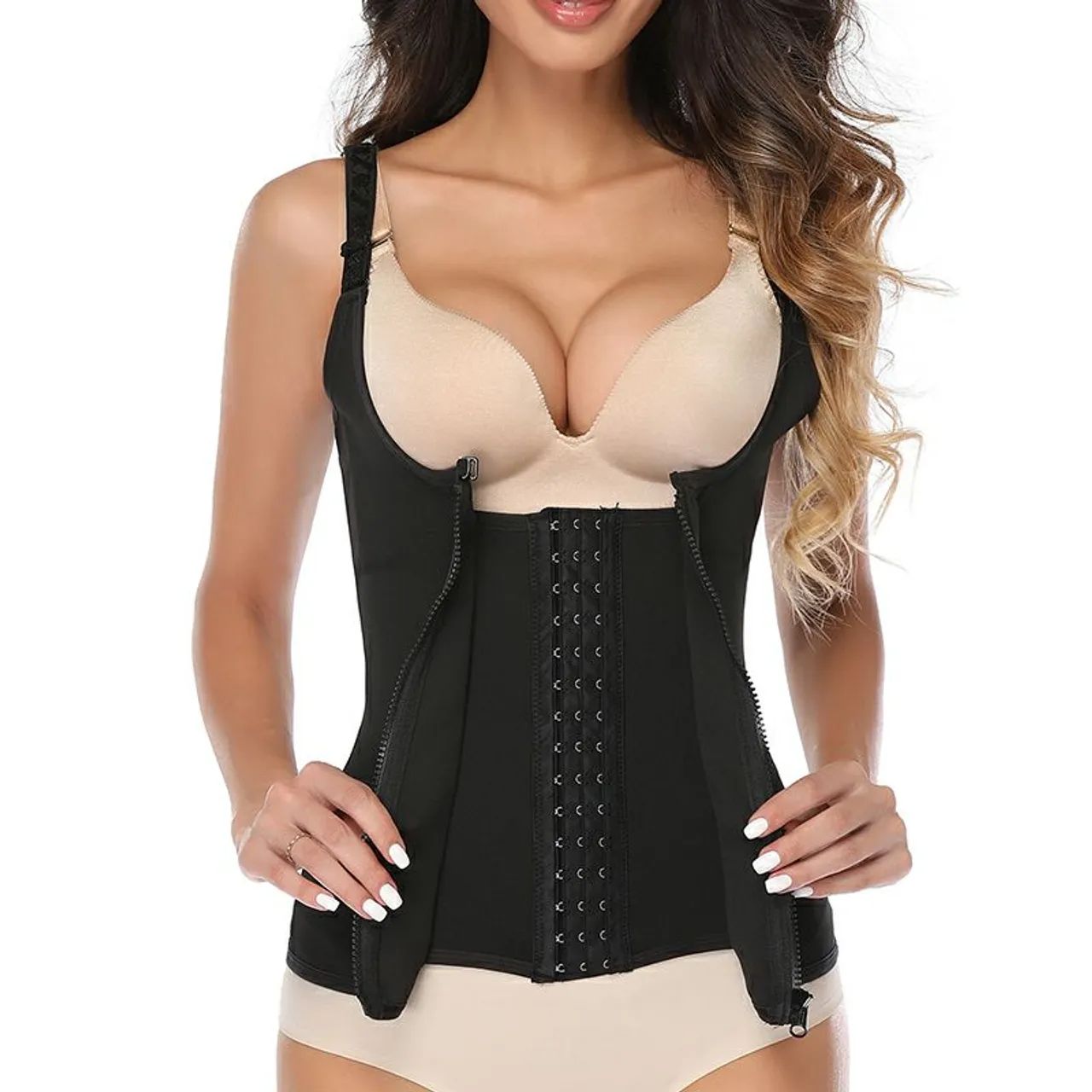 Cintura Fina e Definida com o Corset Modelador!