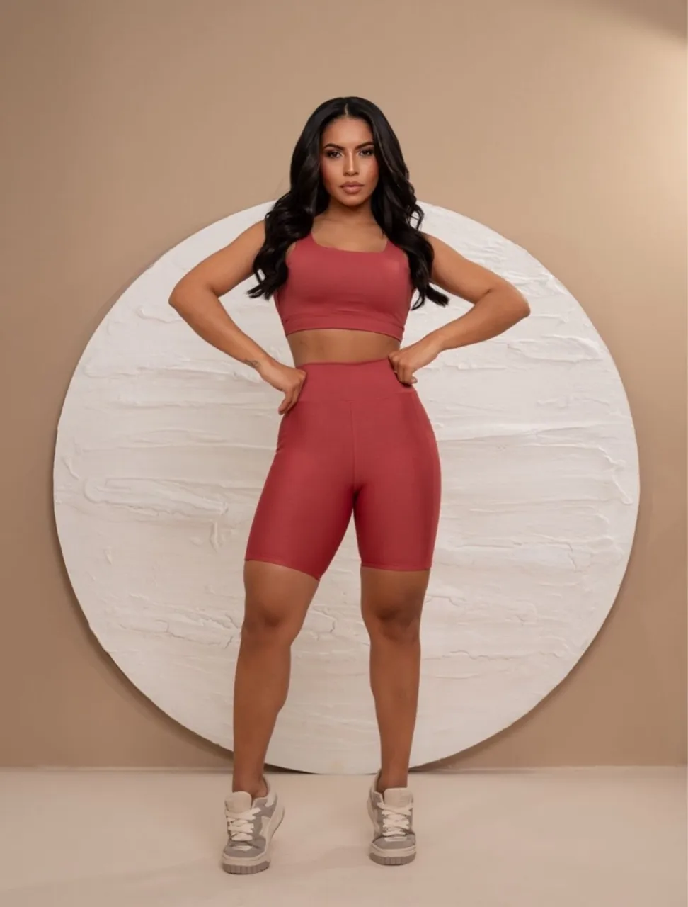 Conjunto Fitness marrom - Conforto e Estilo!