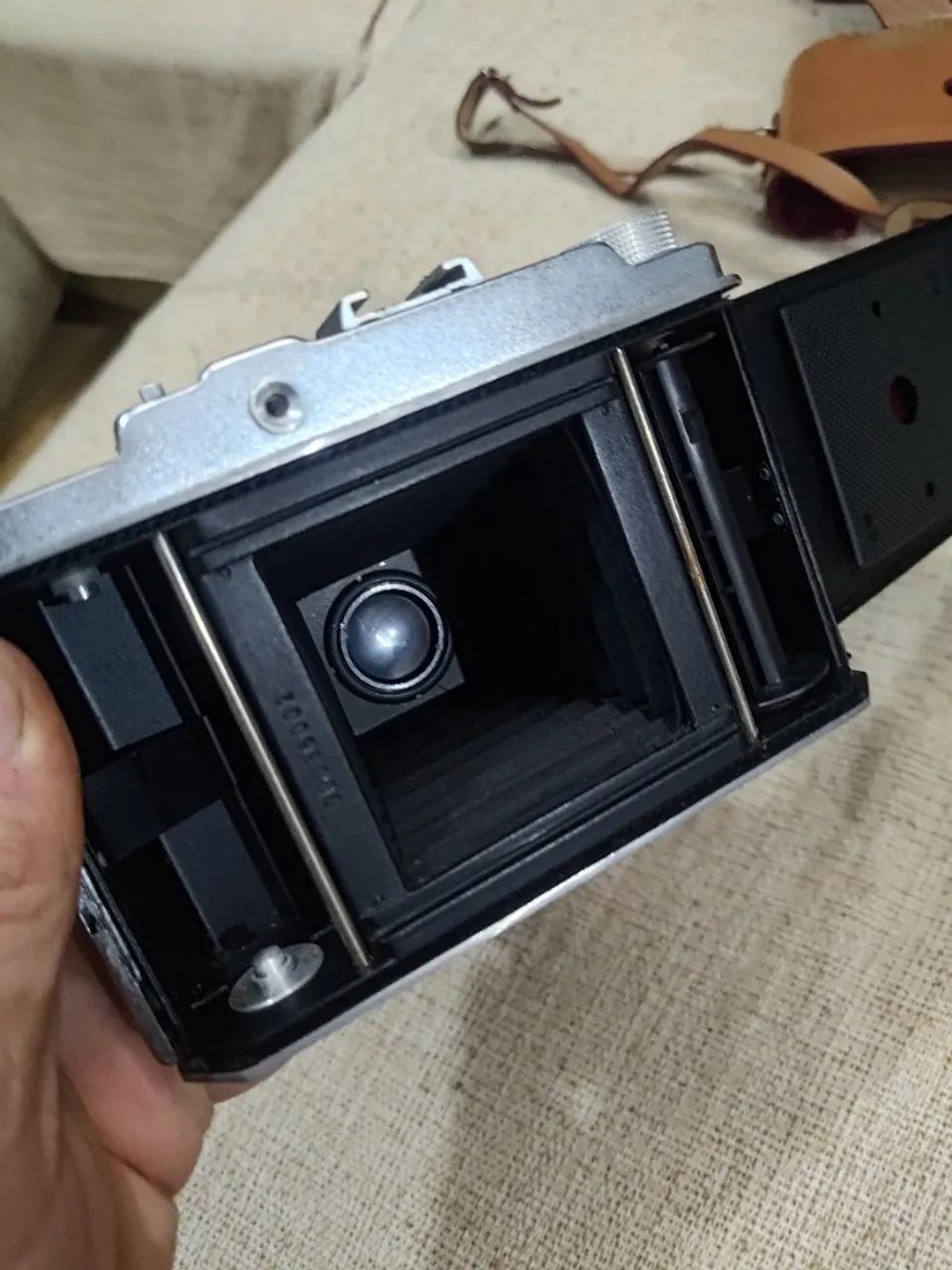 Câmera Antiga de Fole quase centenária da Agfa - Muito Rara para colecionadores  - Foto 5