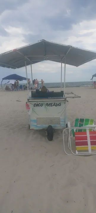 Carrinho de Coco Gelado - Praia - Foto 4