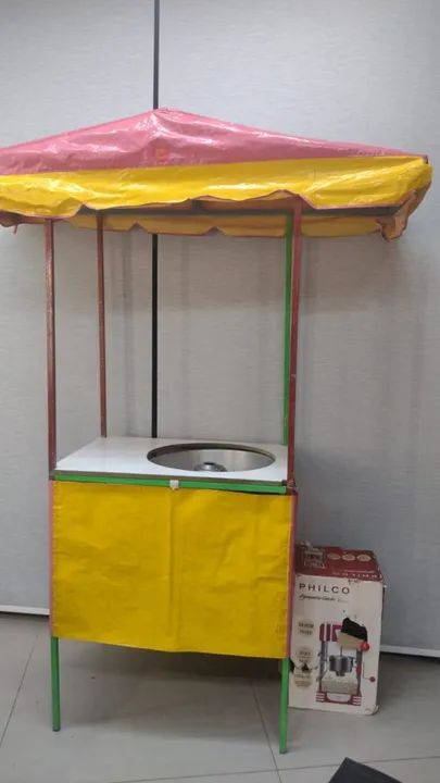 Barraquinha + máquina de algodão doce 