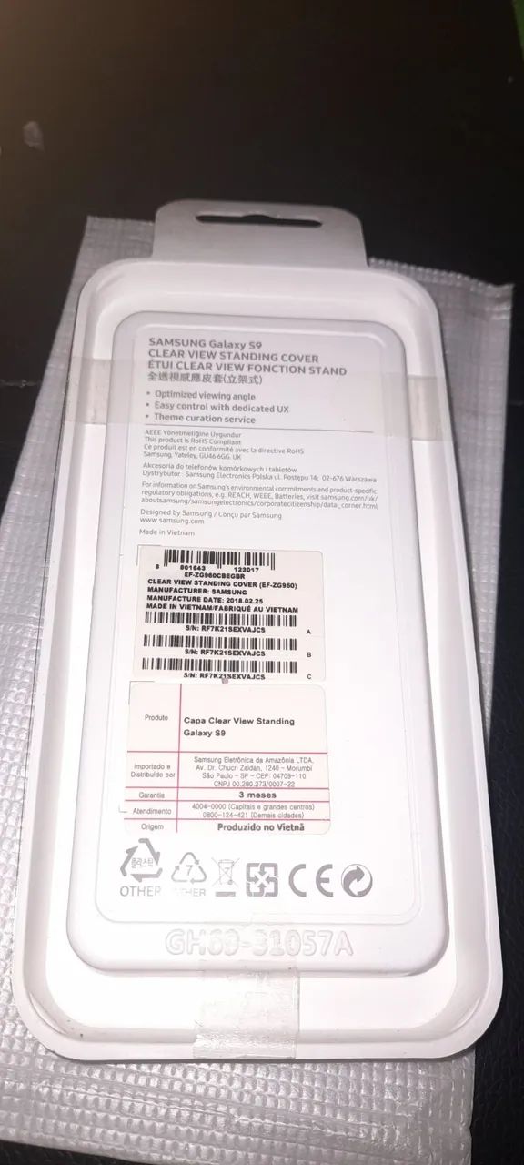 Capa clear view Galaxy S9 normal original samsung - Foto 2