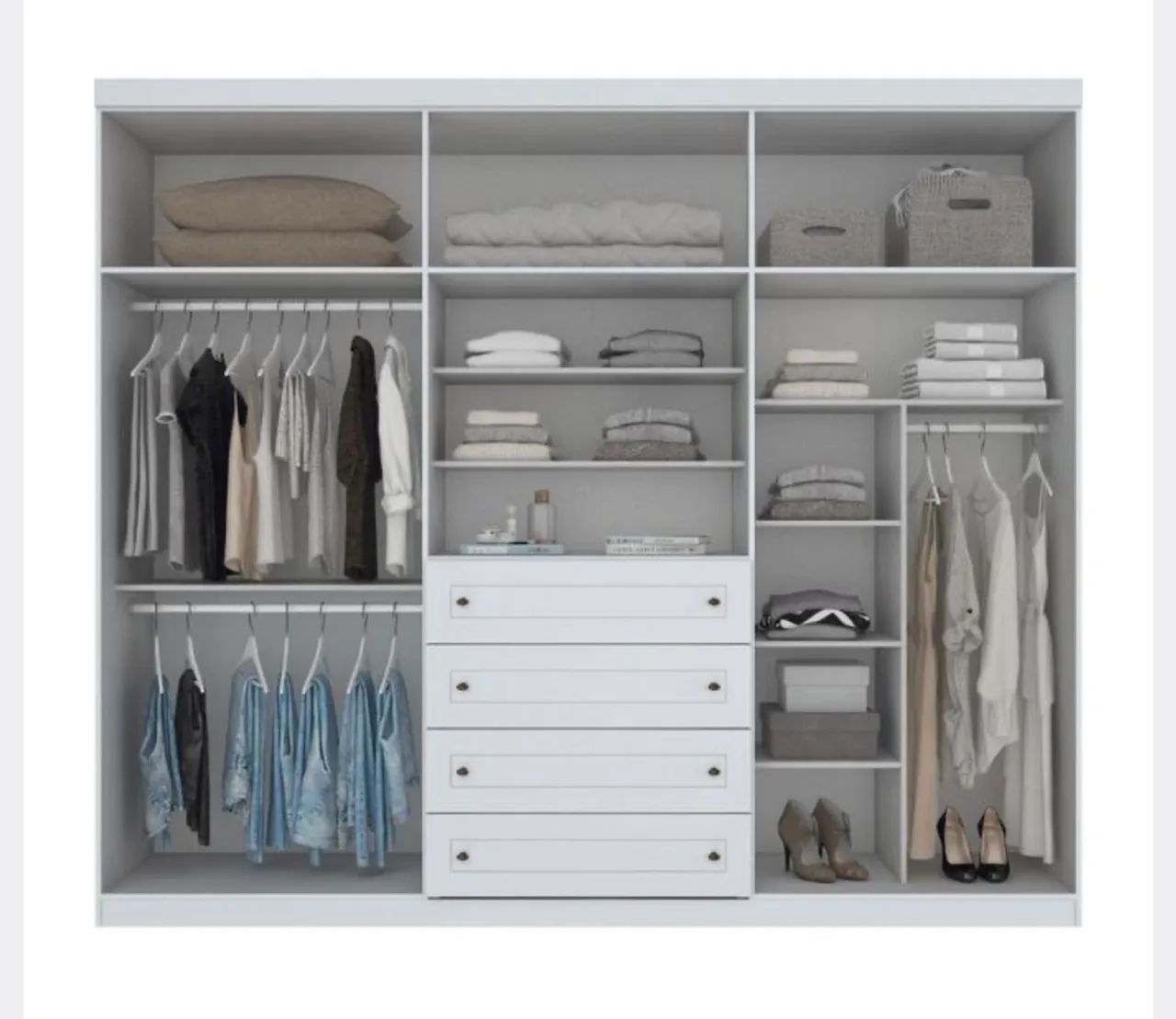 Guarda roupa casal (americano) - Foto 3
