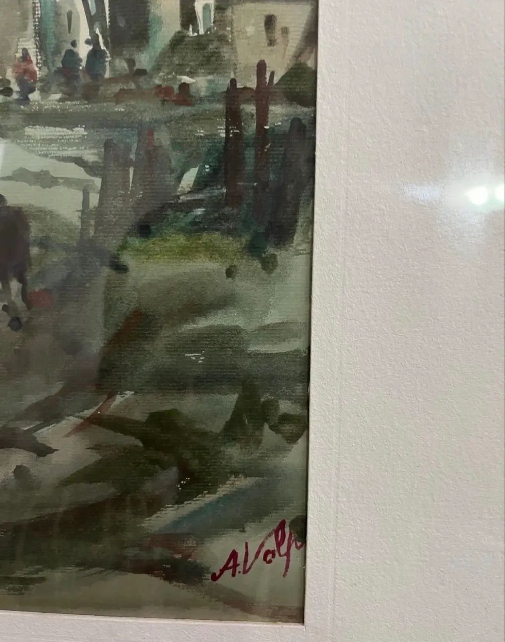Alfredo Volpi 47x33 cm, A.C.I.D. - Foto 3