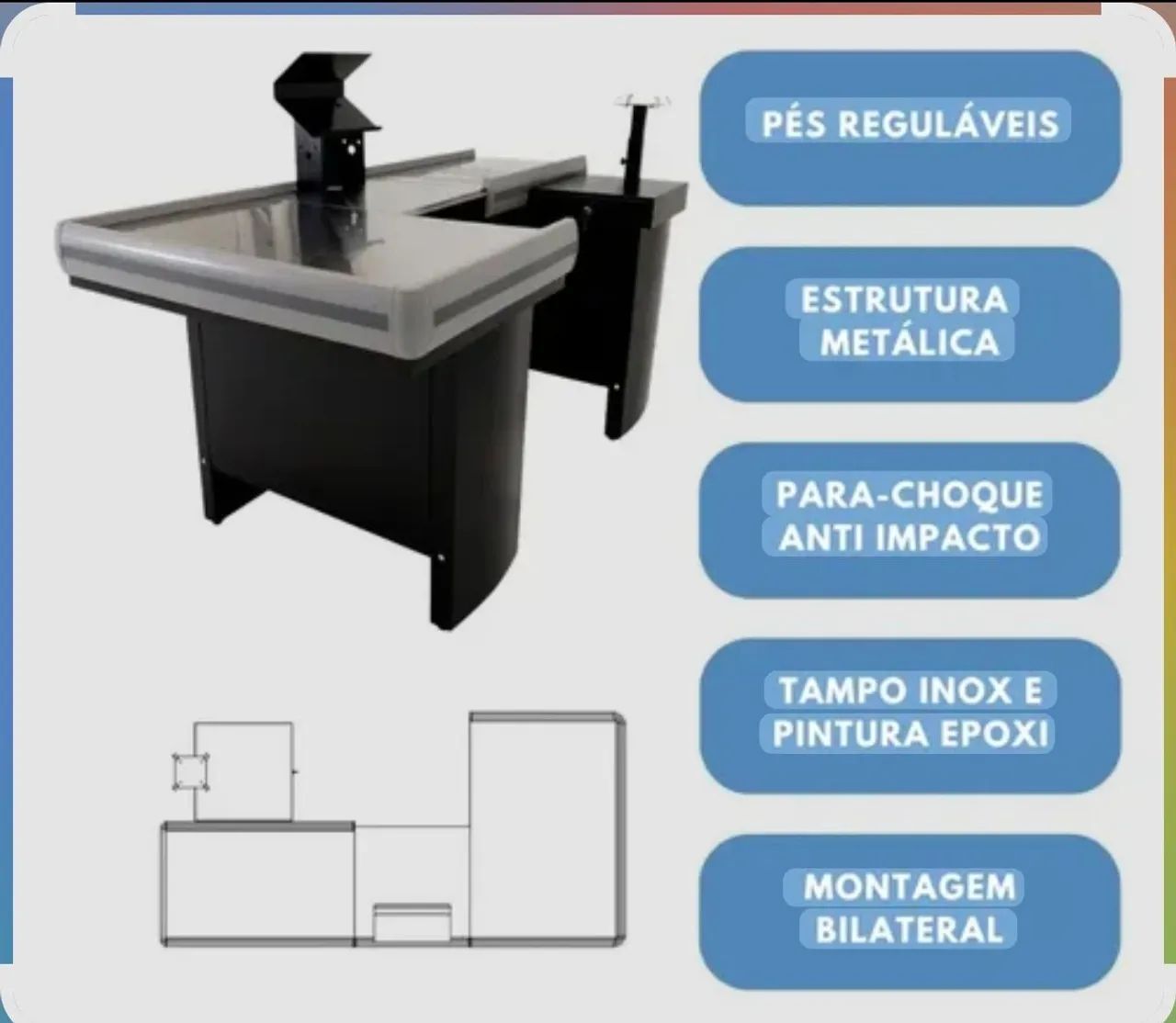 Check Out Preto Novo - 02 Metros  - Foto 3