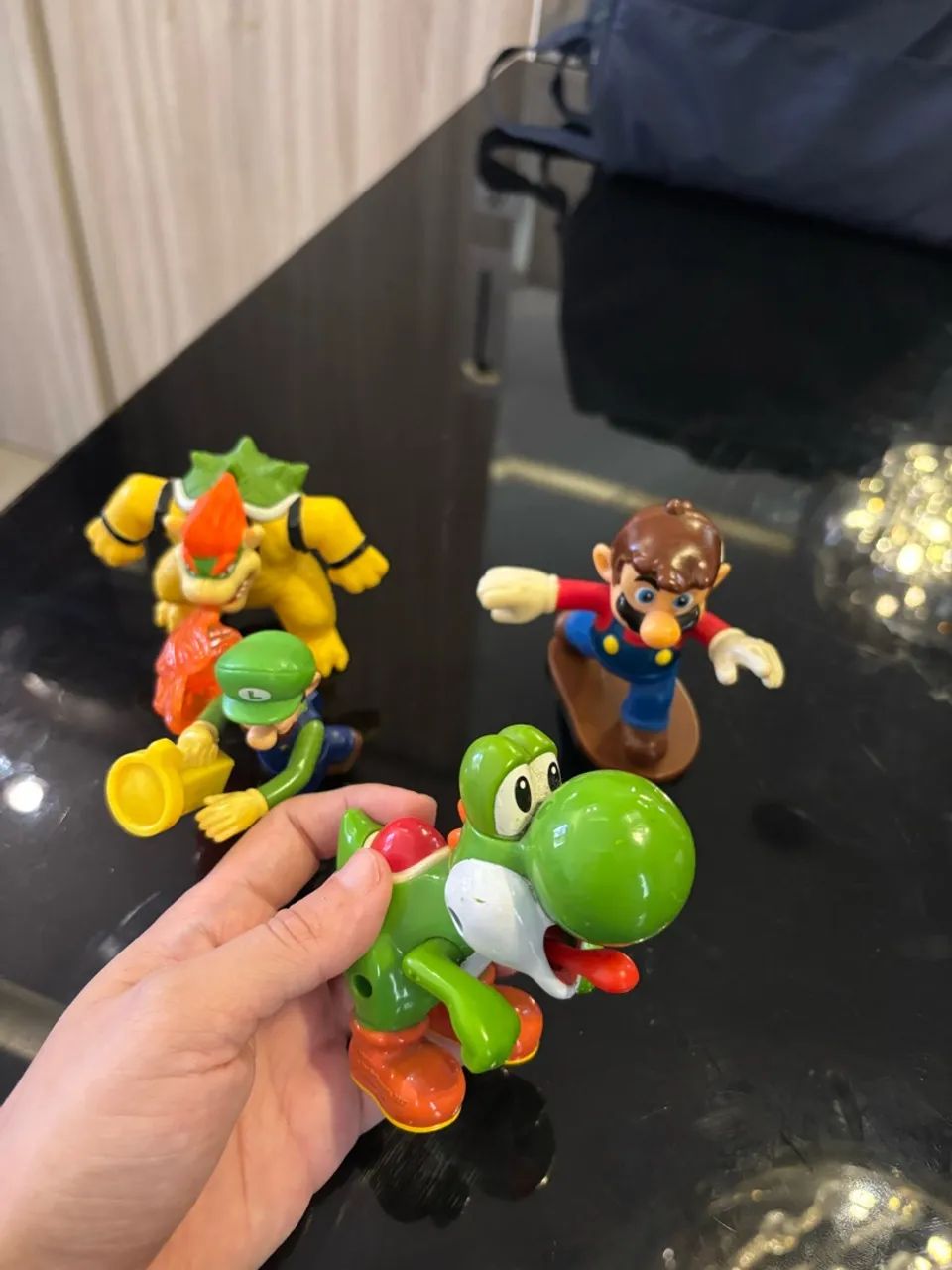 Kit Bonecos Super Mario, Luigi, Yoshi e Bowser - Foto 2