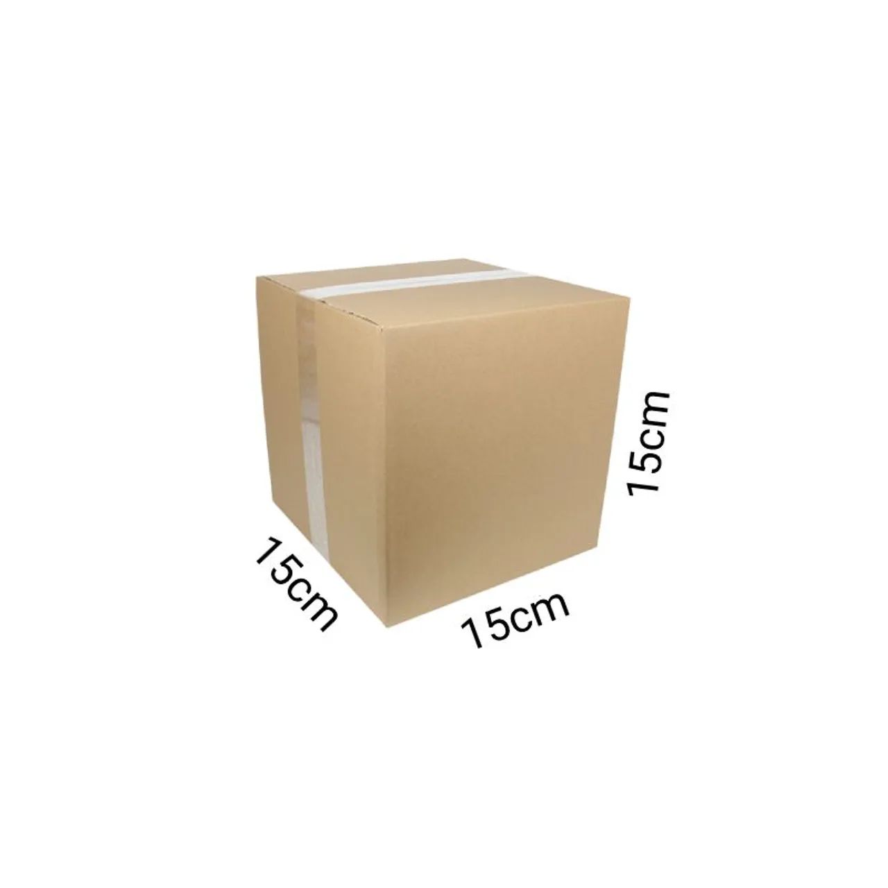 Caixa para embalar encomendas 20 unidades 15x15x15
