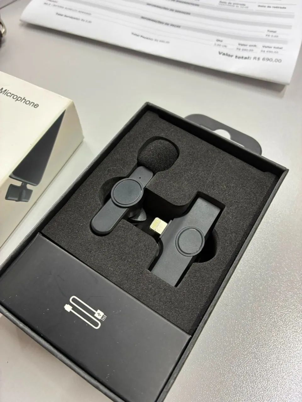 Wireless Microphone - Microfone Wireless USB - Foto 2