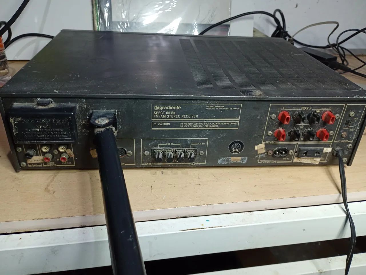 Receiver e deck gradiente spect 65 - Foto 4