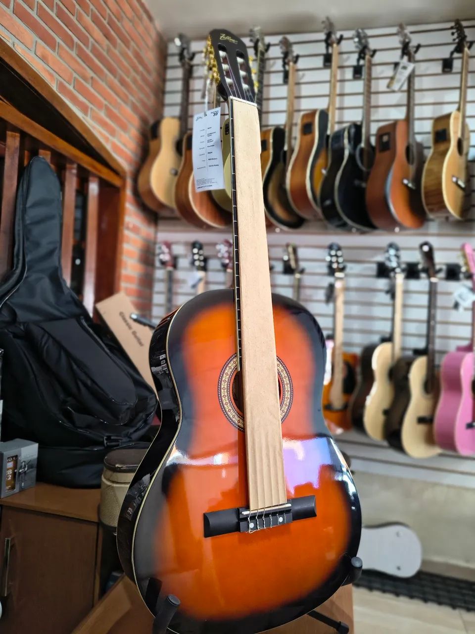 Violão clássico nylon ZELLMER com tensor (cores)