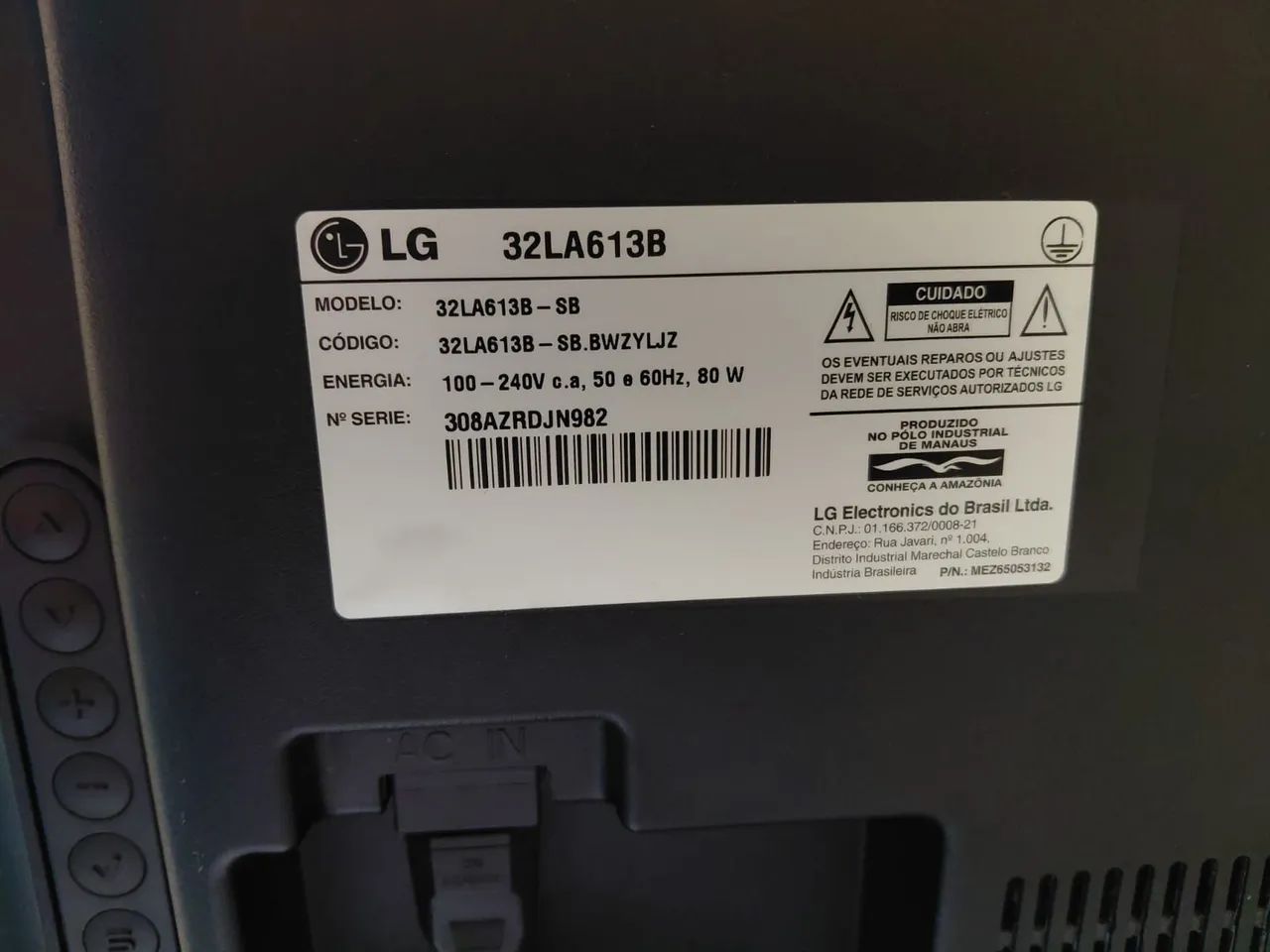 TV LG 32 polegadas + game stick 4k - Foto 3