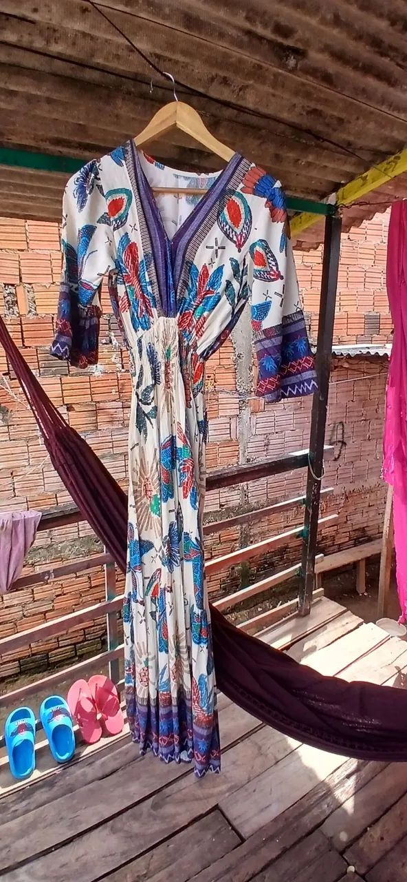Vestido longo tamanho m e g  - Foto 4
