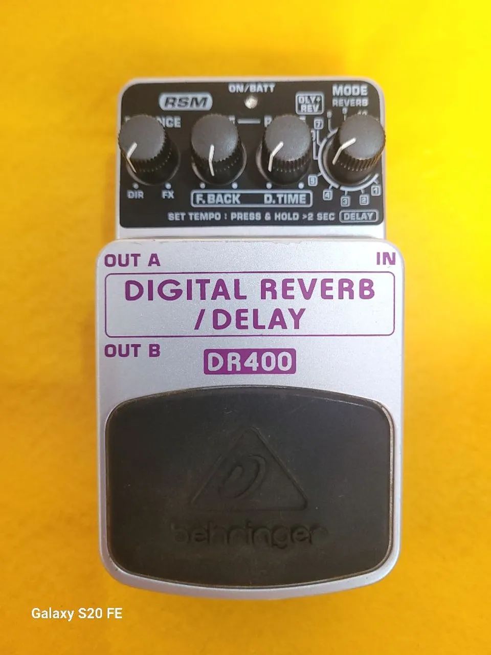 Pedal Reverb e Delay DR400