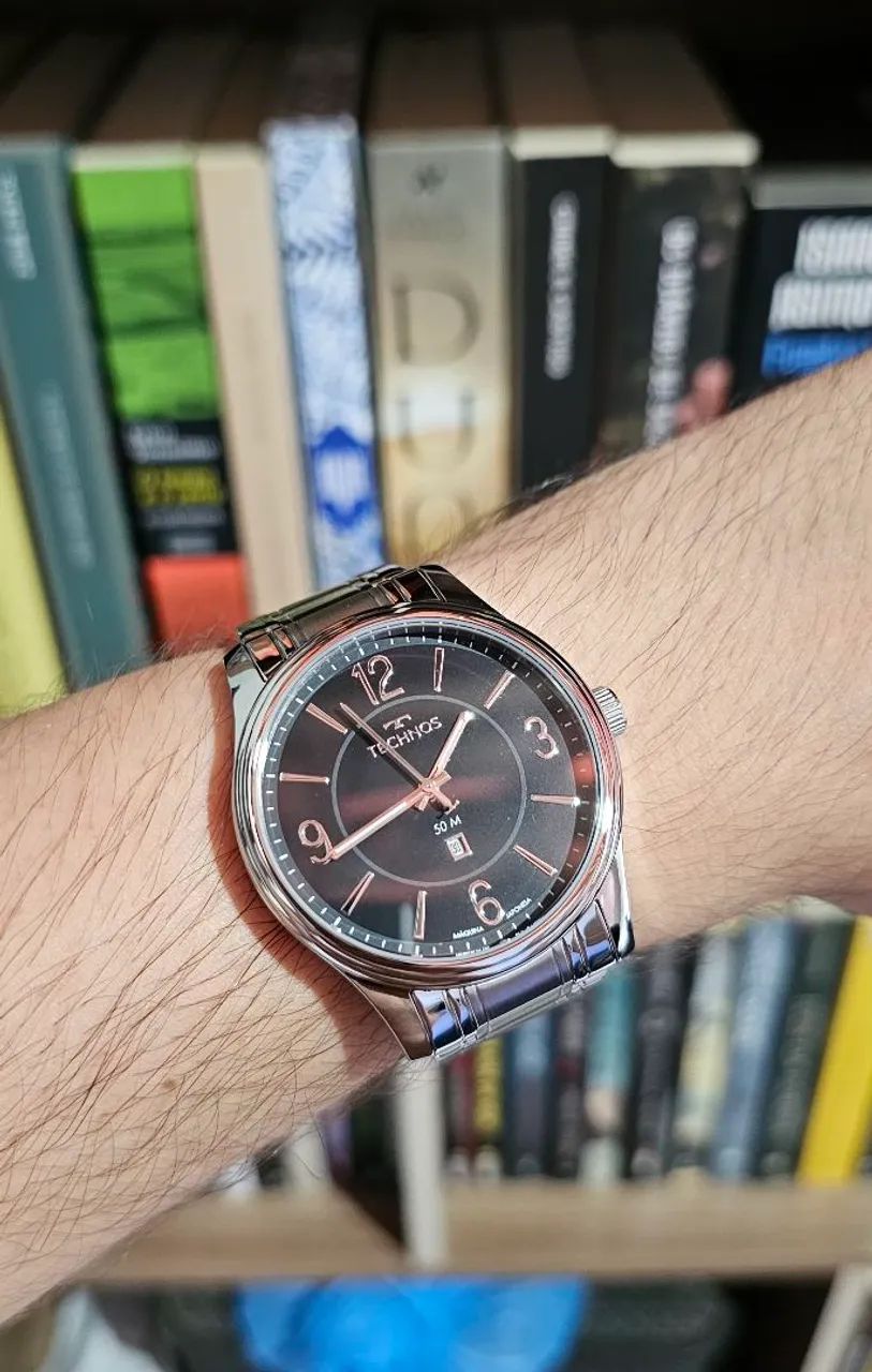 Relógio Technos Masculino Classic Steel - Foto 2