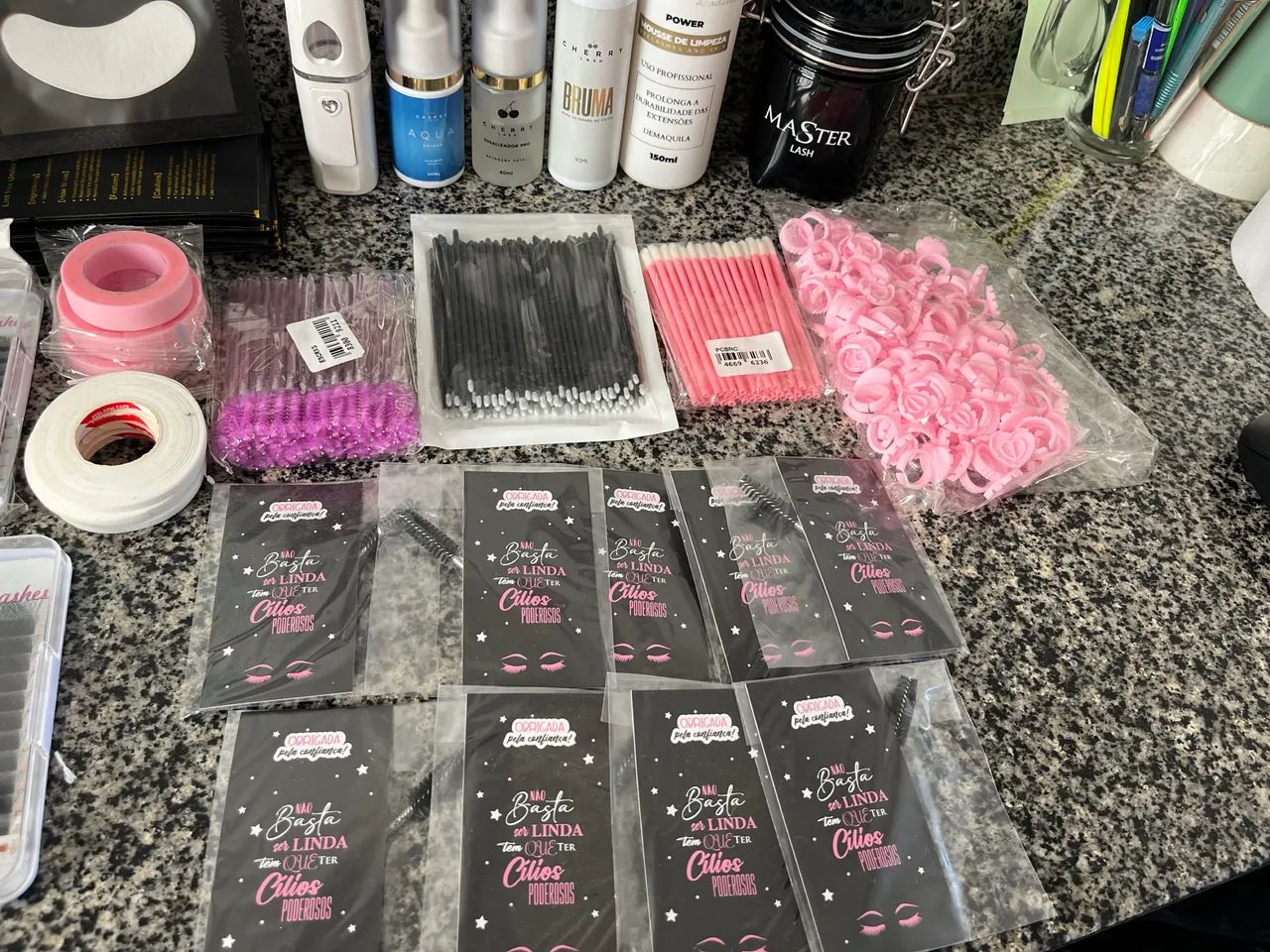Kit Completo Extensão de Cílios Lash Designer + Mimos - Foto 4