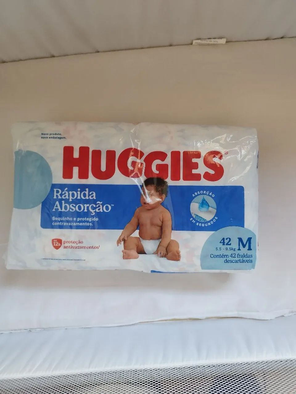 Fraudas Huggies tamanho M - Foto 3