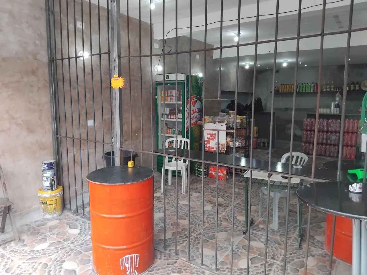 Portão de grade 