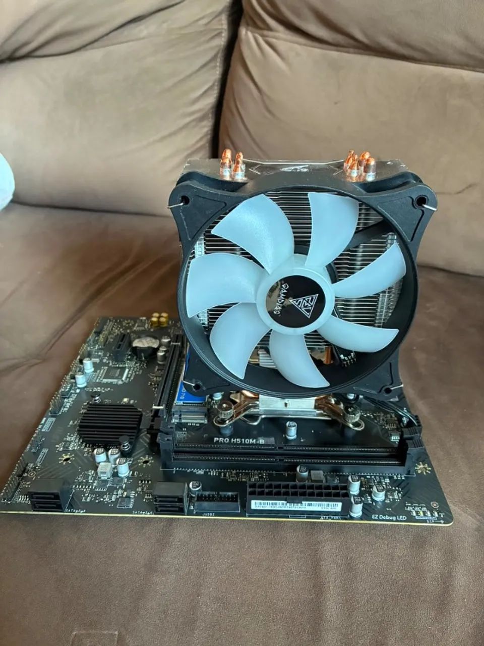 Placa Mãe MS Pro H410MB + i5 10400F + Aircooler