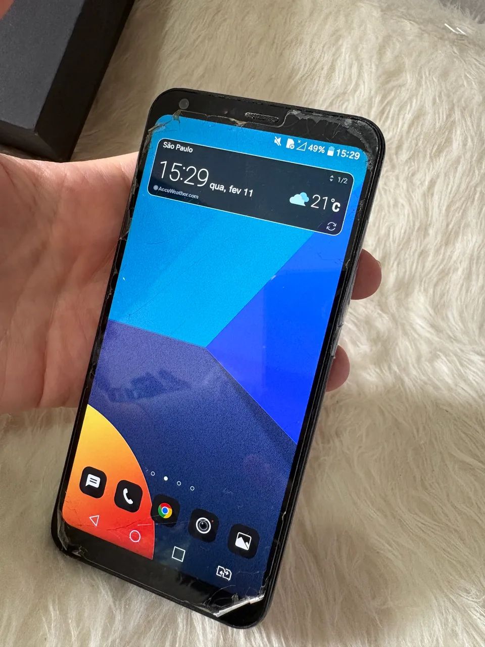 Celular LG M700tv Q6 Plus 64gb - Dual Chip Funcionando - Foto 2