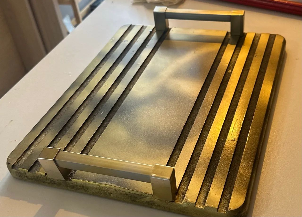 Bandeja em MDF, 32x25 estilo barroco - Foto 2
