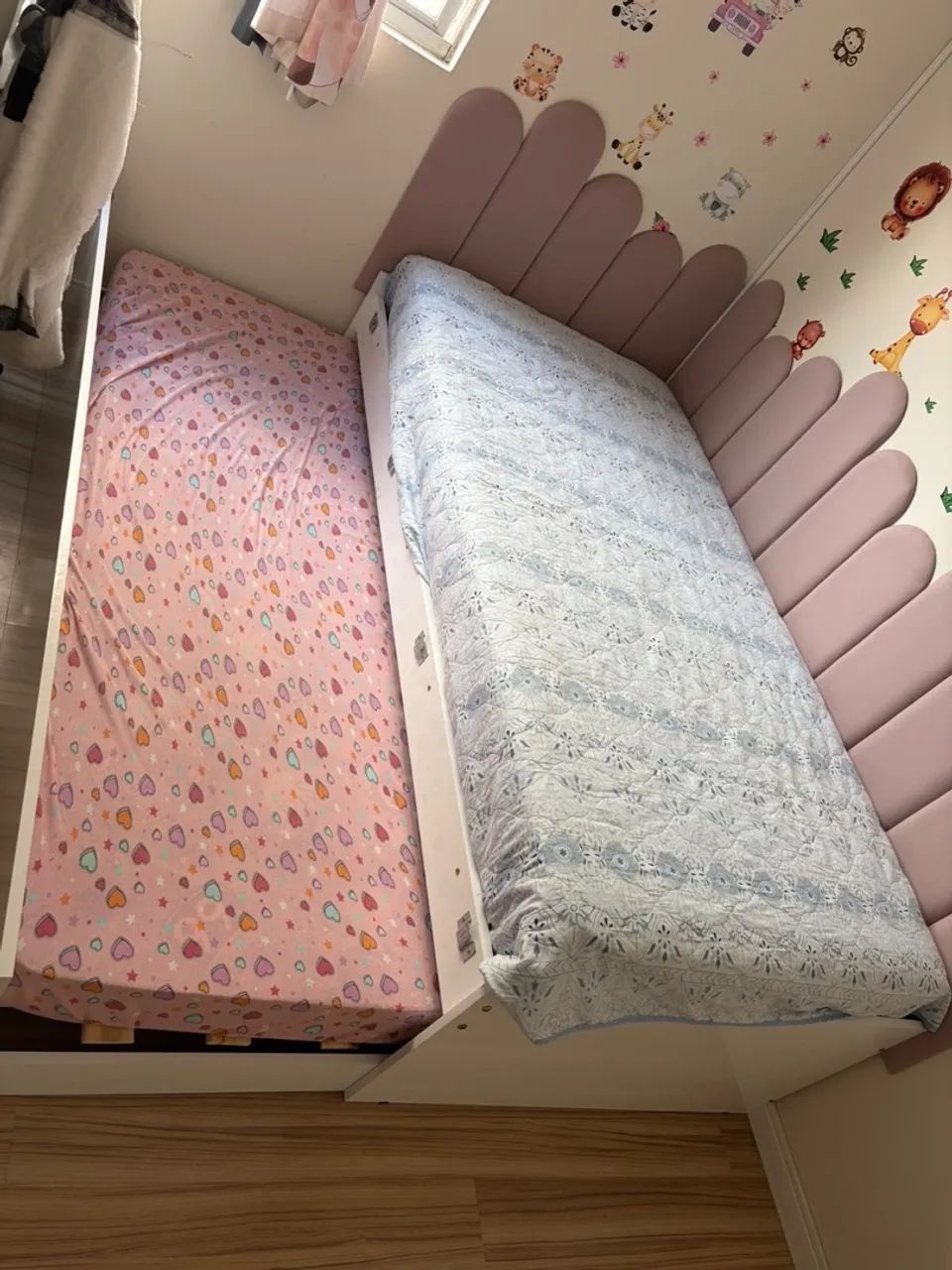 Cama infantil com escada, tem cama auxiliar e vira cama de casal, - Foto 3