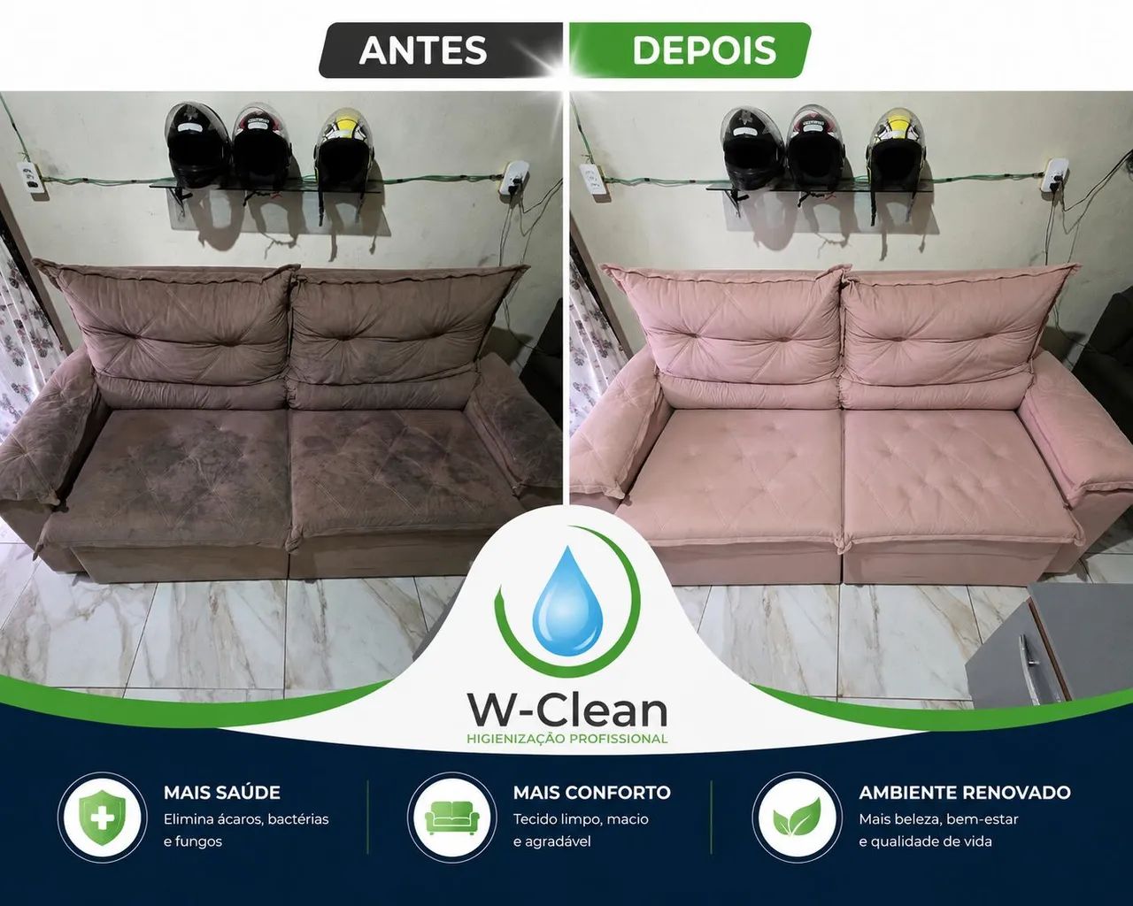 Limpeza e higienização de estofados  - Foto 2