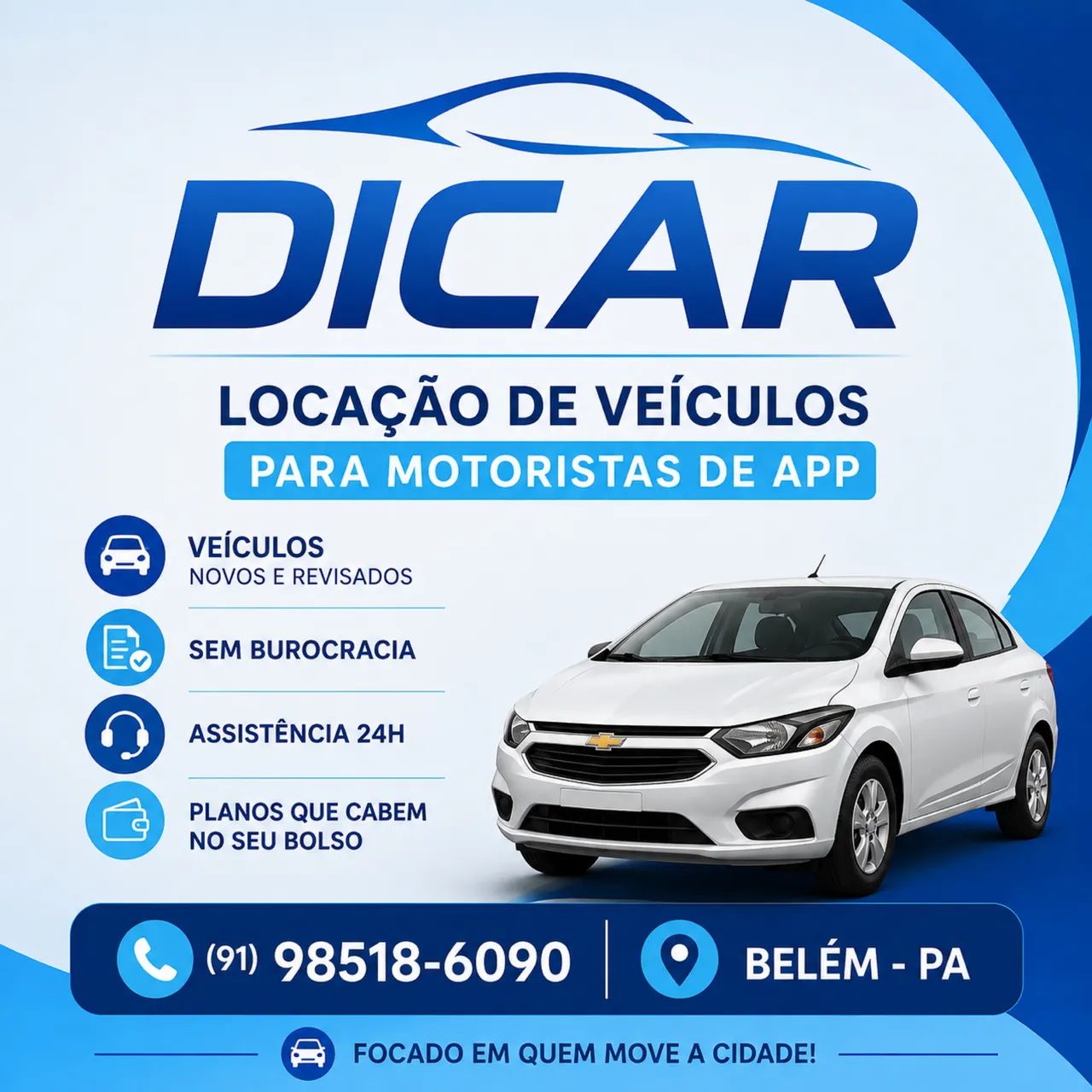 Locação/aluguel de carros 