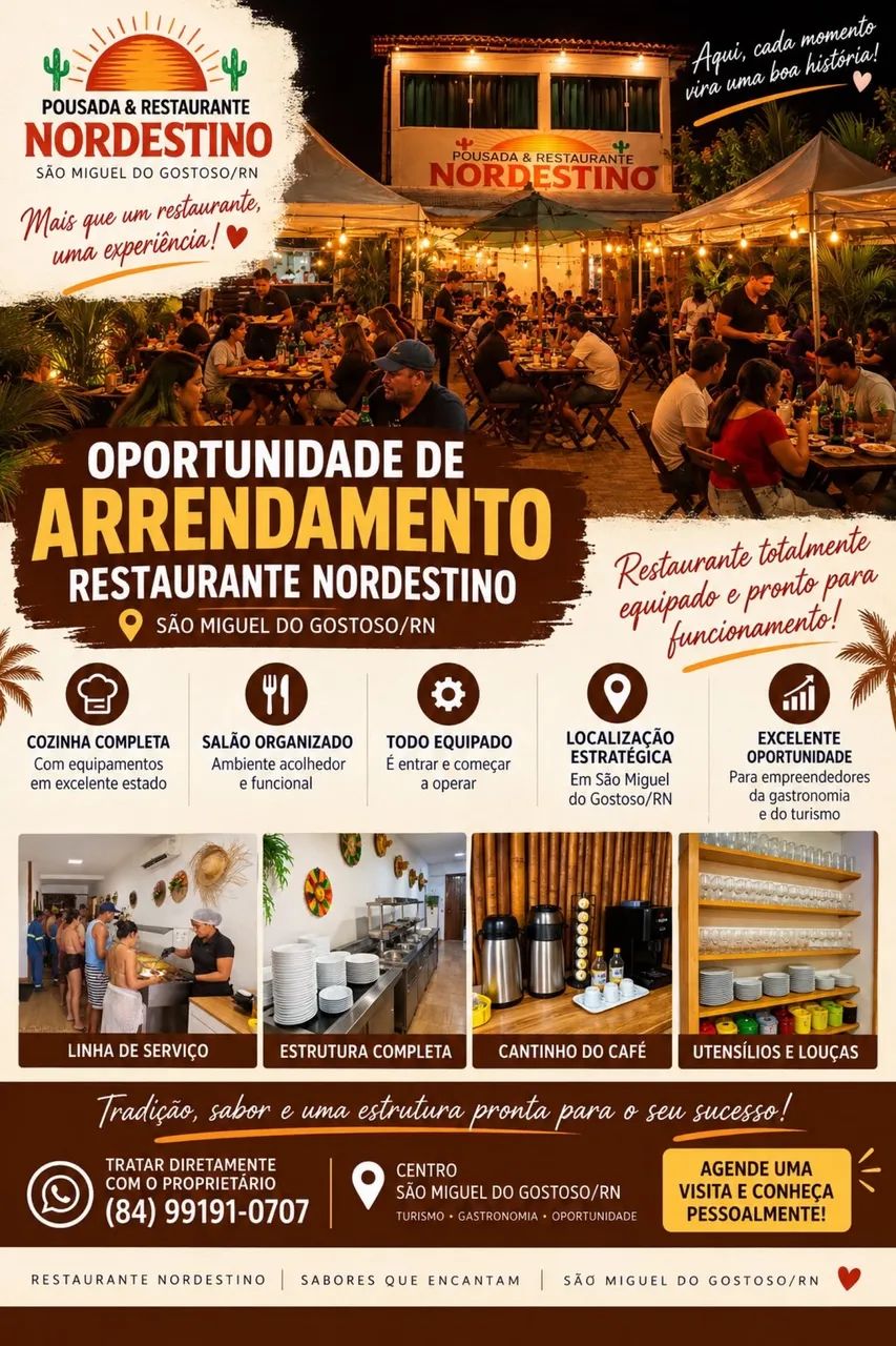 Restaurante em pleno funcionamento
