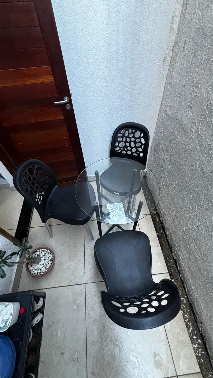 Mesa vidro + cadeiras  - Foto 4