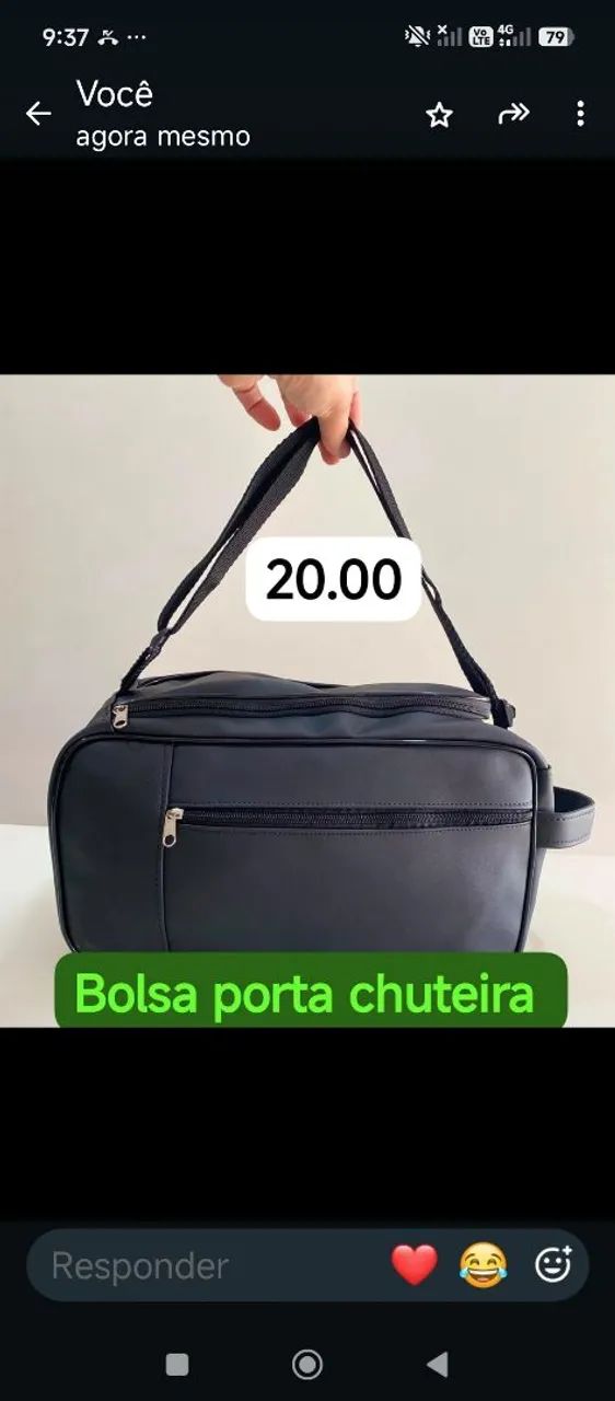 Bolsa porta chuteira e acessórios 