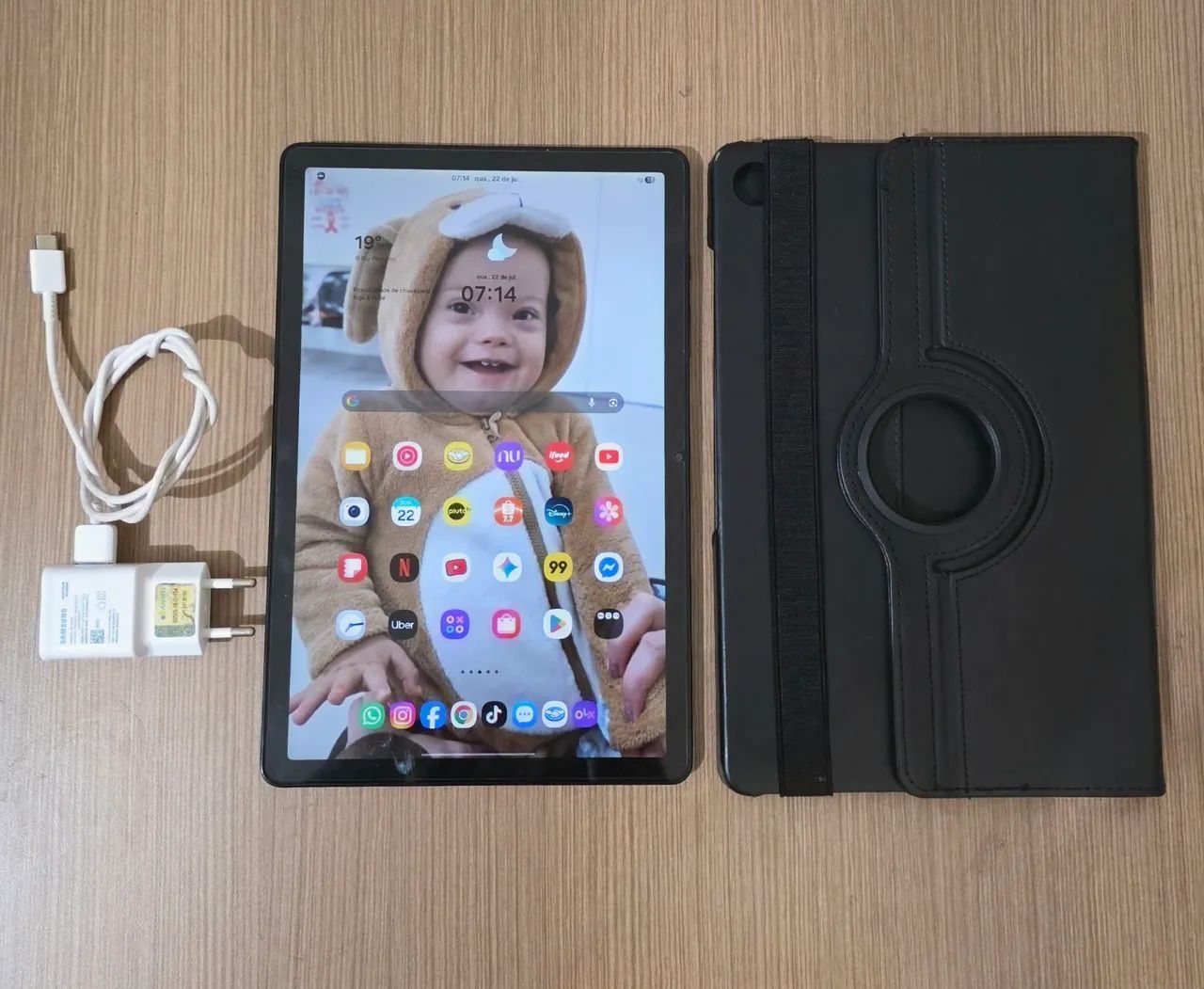 Tablet Galaxy Tab A9 Plus 64GB de 11 Polegadas, impecável! - Foto 2