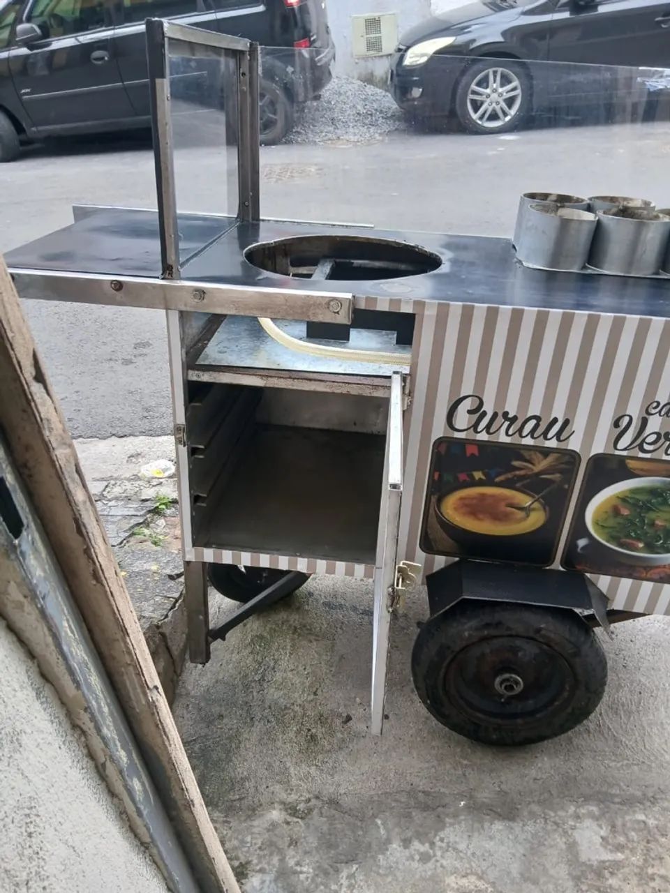 Carinho de lanche móvel  - Foto 2