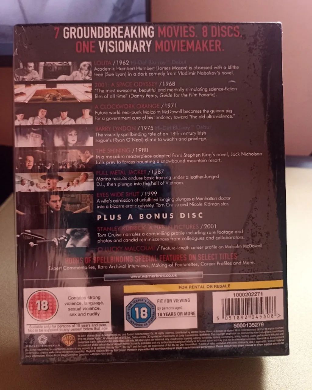 Box Blu Ray Stanley Kubrick Visionary Filmmaker Collection - Foto 2