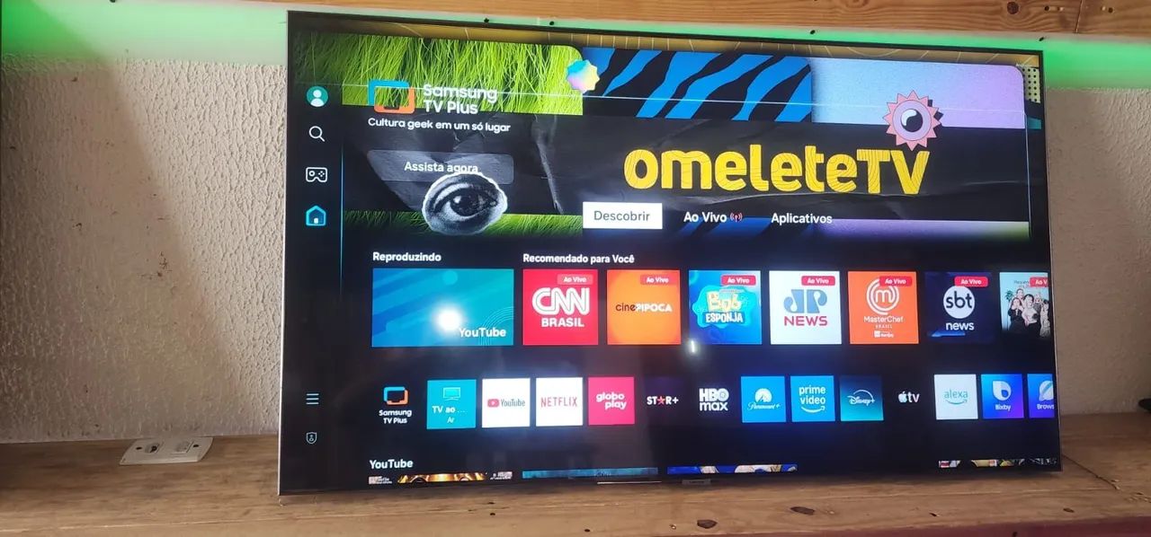 TV 55 polegadas smart 4k Qled com cabo controle todos apss YouTube e Netflix Bluetooth xbo - Foto 2