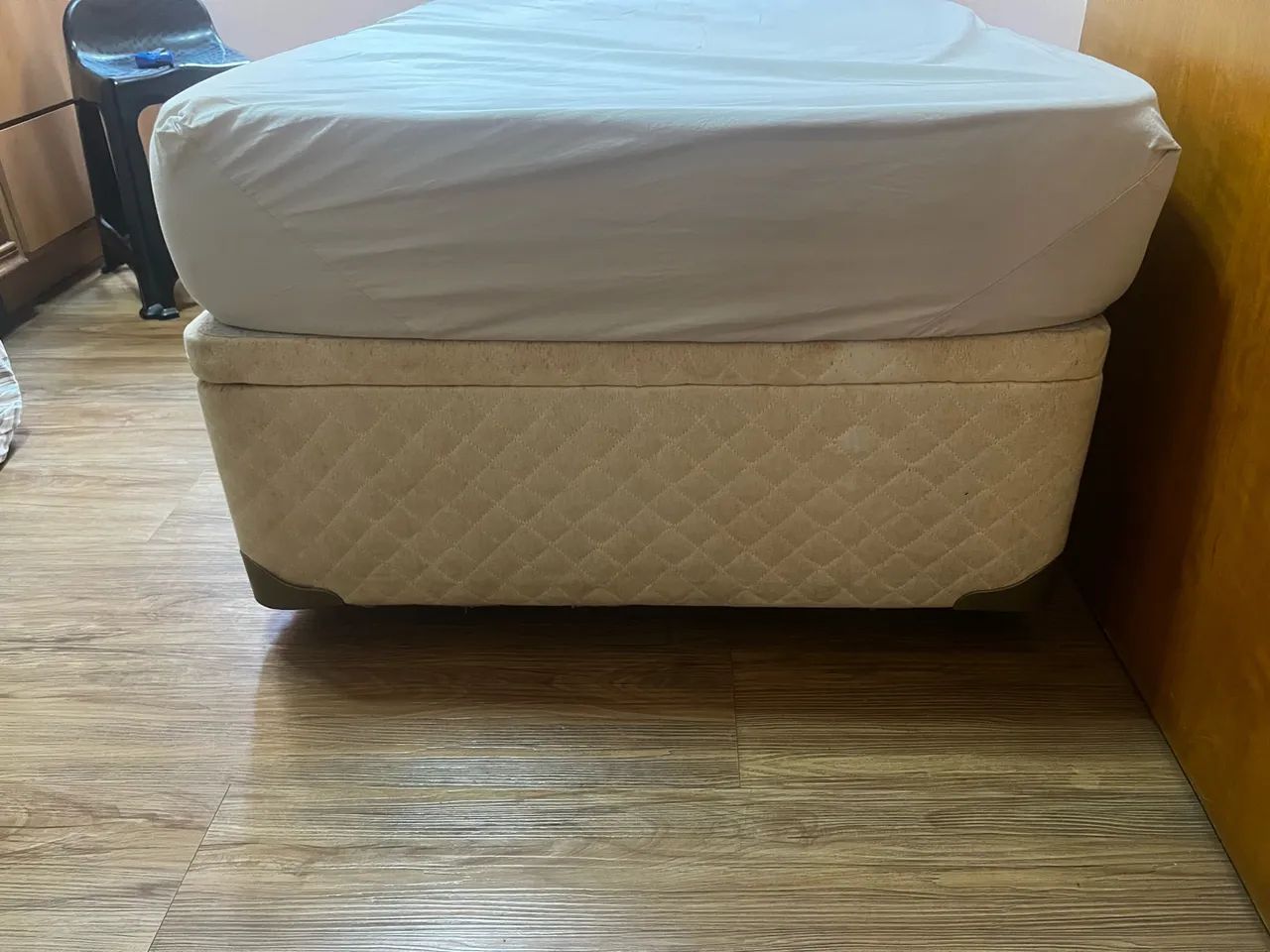 Cama Box Baú Solteiro + Colchão | DESAPEGO - Foto 4