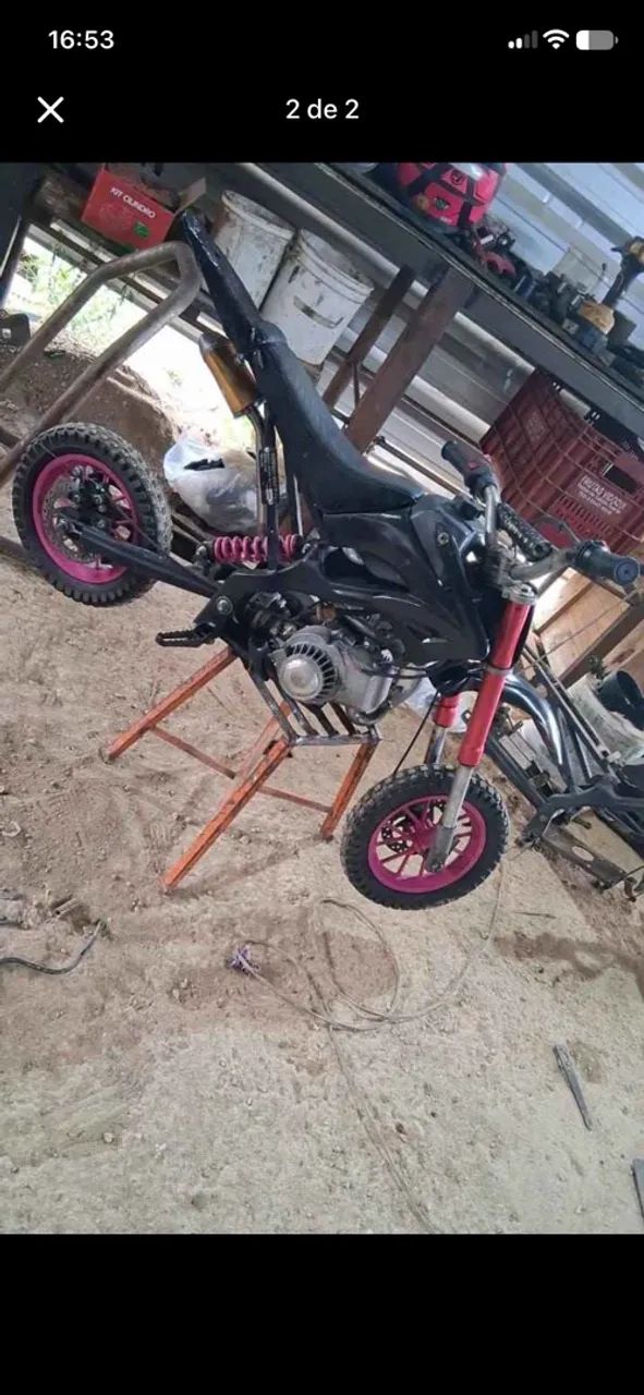 Mini moto de trilha 